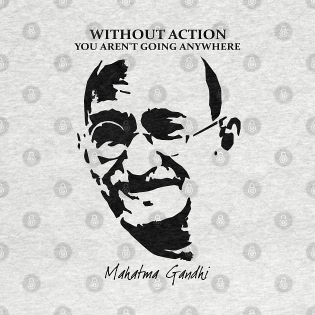 Mahatma Gandhi by KewaleeTee